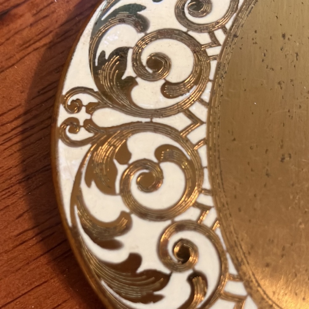 Beautiful antique compact from Art Deco era, made in USA by Elgin American! - Picture 12 of 16